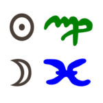 Sonne in Jungfrau mit Mond in Fische