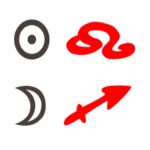 Sonne in Löwe mit Mond in Schütze