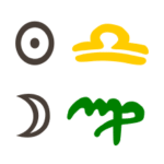 Sonne in Waage mit Mond in Jungfrau