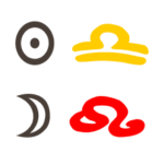 Sonne in Waage mit Mond in Löwe