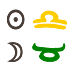 Sonne in Waage mit Mond in Stier