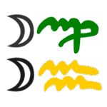 Jungfrau-Mond-Wassermann-Mond
