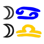 Krebs-Mond-Waage-Mond