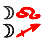 Löwe-Mond-Schütze-Mond