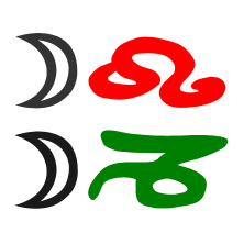 Löwe-Mond-Steinbock-Mond