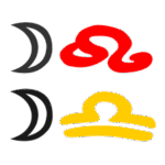 Löwe-Mond-Waage-Mond