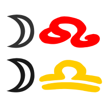 Löwe-Mond-Waage-Mond