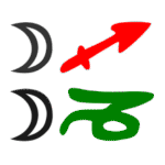 Schütze-Mond-Steinbock-Mond