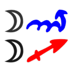 Skorpion-Mond-Schütze-Mond