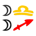 Waage-Mond-Schütze-Mond