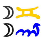 Zwillingemond Skorpionmond