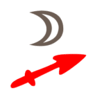 Mond in Schütze