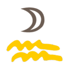 Mond in Wassermann