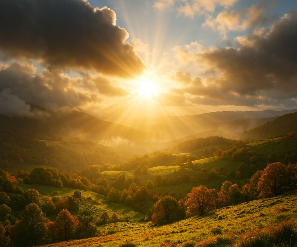 Pluto-Saturn nach Gewitter