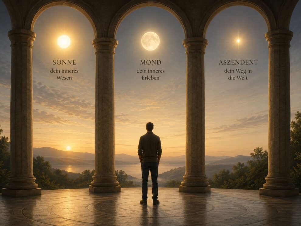 Sonne, Mond und Aszendent kombinieren